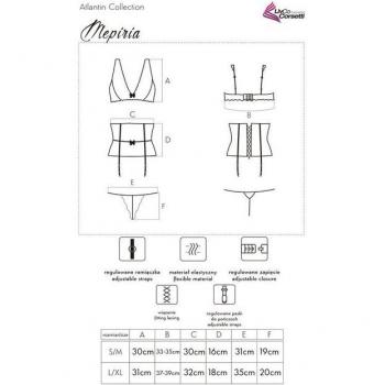 Corsetti Mepiria Livco – Porte‑jarretelles en dentelle noire