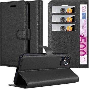 Custodia con Funzione Stand Cadorabo iPhone 12 – Nero