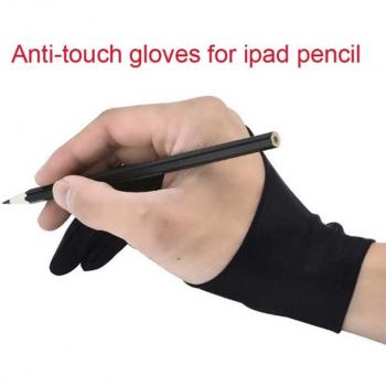 Guantes de arte para tabletas de 2 dedos