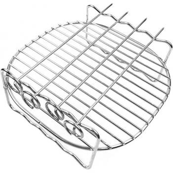 Support à brochettes en acier inoxydable 7 pouces