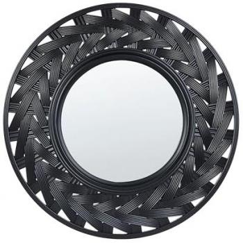 Specchio Nero 60 Cm in Stile Moderno