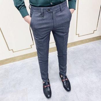 Men's Gray Dress Pants for Business