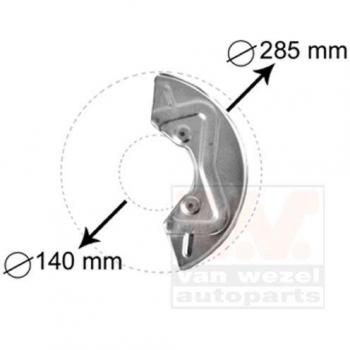 VAN WEZEL 5826371 Lamiera paraspruzzi