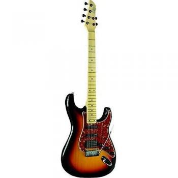 Chitarra Elettrica Eko Aire LITE, 24 Tasti e Finish Sunburst con Pickguard in Acero Fiammato