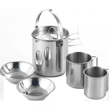 Camping Kochset mit Wasserkocher