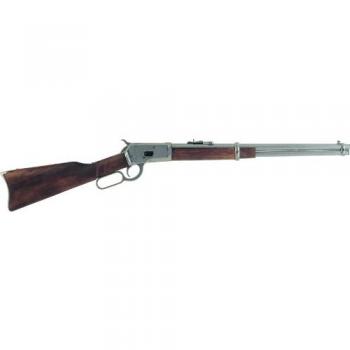 Carabina Réplica Winchester 1892, Hecha de Madera y Metal, Cañón Ciego, Para Decoración