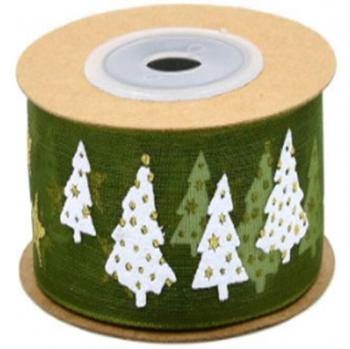 Weiße Weihnachten Dekoband
