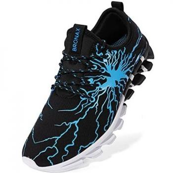 BRONAX Sneaker Nero Blu 44 – Corsa e Fitness