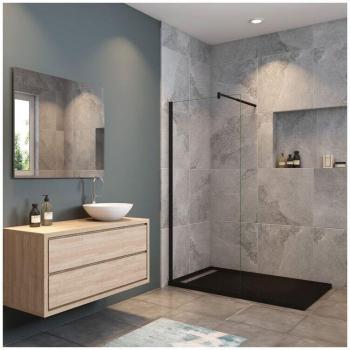 Ducha AICA Panel Fijo 120x200cm con Barra Ajustable 70-120cm