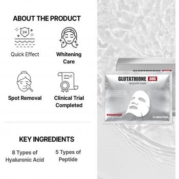 Bio-Intense Glutathione White Ampoule Mask Set 30ml x 10 pcs