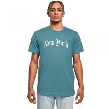 Tee Texté New York Dusty Blue