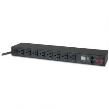 APC AP7800B unità di distribuzione dell'energia (PDU) 1U Nero 8 presa(e) AC