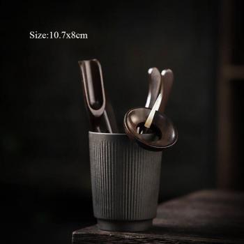 TANGPIN Black Ceramic Coffee and Tea Set