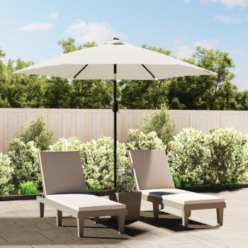 Toile de rechange pour parasol vidaXL 300 cm blanc