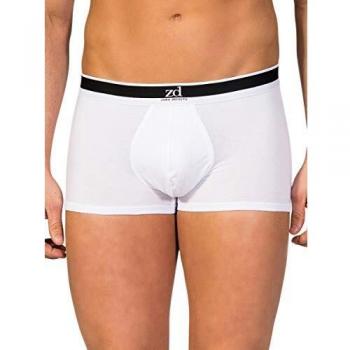 Bóxer de Algodón para Hombre ZD Ultimate (Blanco) (S)