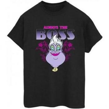 Camiseta de Algodón “Ursula en Acción” – Mujer, L, Negro