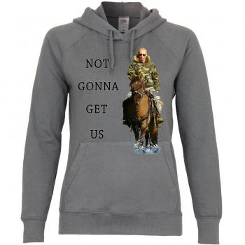 Light Graphite Capuchon‑Sweatshirt M113 F435 – Not Gonna Get Us