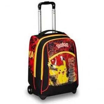 Zaino Pokémon Pikachu 025 con Tasca Porta Borraccia