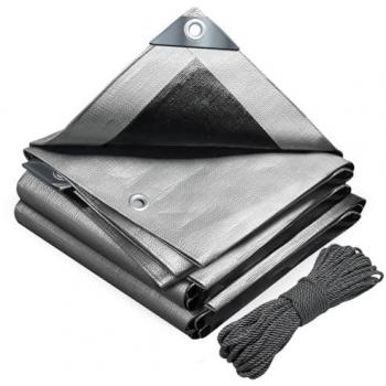 Capa de Protección Vounot 4x6 m Impermeable Gris-Negro