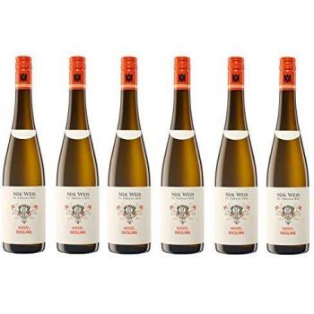 St. Urbans-Hof Riesling 2019 (Nik Weis) 6‑Pack 0,75 l – Mosel Weißwein VDP