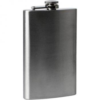 Petaca para whisky de acero inoxidable con tapón y embudo