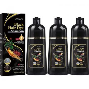 Tinte Rápido para Cabello Negro 3Pcs