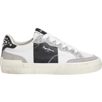 Pepe Jeans Sneaker Milan Court Silver Grey EU 38