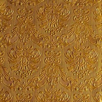 Serviettes de table Élégance Or 33x33 cm