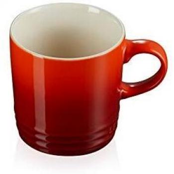 Le Creuset 350 ml Becher, kirschrot, mit Henkel