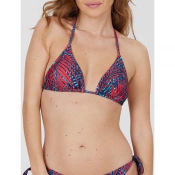 Monique W Top de Bikini Impreso CRUZ