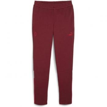 Ac Milan Puma Pantaloni tuta Pants Rosso Cotone Garzato 2024 Ftbl Archive Track L