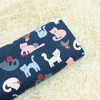 Tissu Patchwork Chat 110x45cm