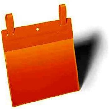 Yellow Strap Ticket Holder Document Pocket A5 Landscape