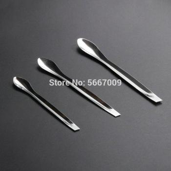 Cucharas de acero inoxidable para laboratorio, 10/12/14cm