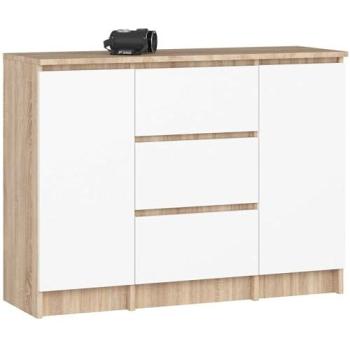 Commode Chêne Sonoma 101 cm 2 Portes 3 Tiroirs