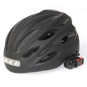 BikeBright Helmet: LED Headlamp & Rear Glow
