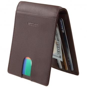 Borsellino Ricambio Crediti RFID Marrone