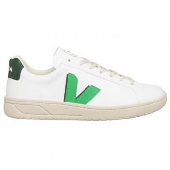 Veja Urca White-Green Synthetic Leather Sneakers for Men