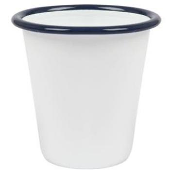 300ml White Enamel Tumbler