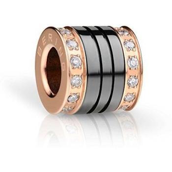 BERING Charm Herz Edelstahl IP roségold, Keramik, Zirkonia Arctic Symphony