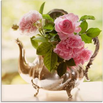 Rosenliebe Glasbild, Blumen, (1 St.), in verschiedenen Größen