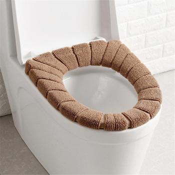 Housse de siège de toilette hiver motif citrouille