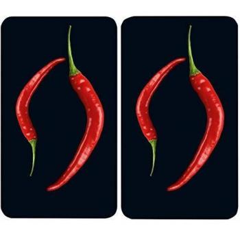 Coprifornelli Vetro Universale Pepperoni Duo