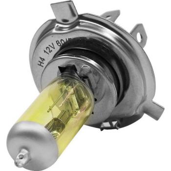 H4 12V 55W/100W Amber Yellow Halogen Light Bulb
