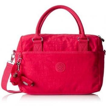 Kipling Beonica, Bolsa de Mujer, Rojo, 36x24x16.5 cm