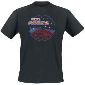 Rock Off: Camiseta Vectores de Foo Fighters, Logotipo Oficial, Hombre, Talla Mediana