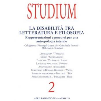 Studium (2024). Vol. 2: La disabilità tra letteratura e filosofia...