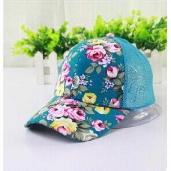 Floral Print Summer Baseball Cap for Women