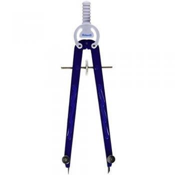 Compás de precisión Pelikan, 19.5 cm, color gris y azul claro