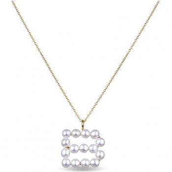 Collar Luxenter Inicial B en plata de ley 925